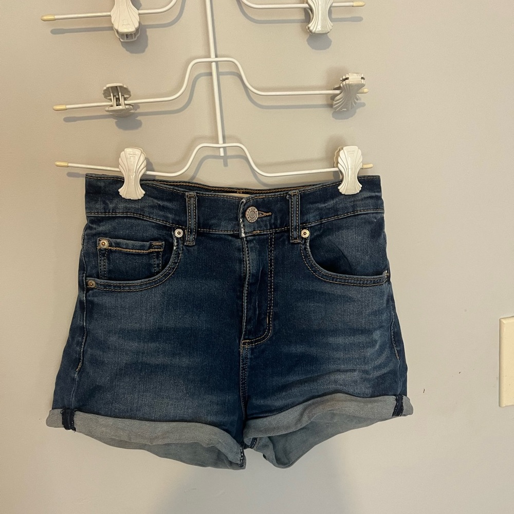 Garage jean shorts